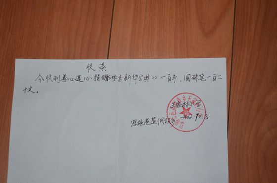 [转载]善心莲心字典王家村小学发放小结