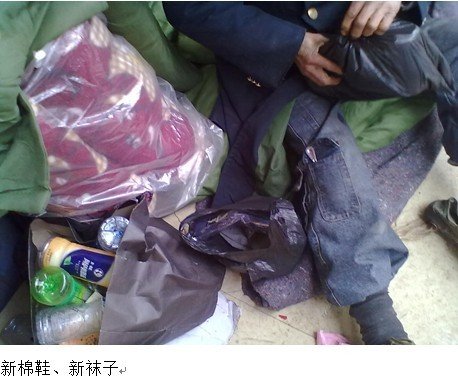 寒冬里给流浪者暖暖的关怀