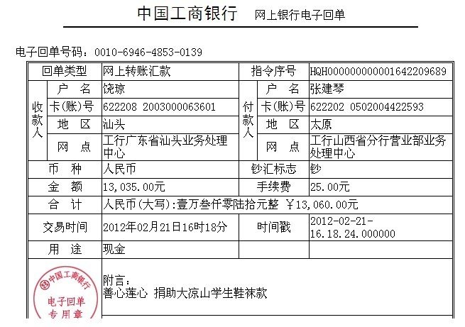 善心莲心&nbsp;<wbr>捐助大凉山学生鞋袜