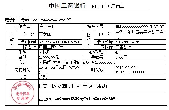 善心莲心&nbsp;<wbr>助医白血病患儿刘月超